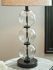 Lámpara de mesa de cristal Airbal