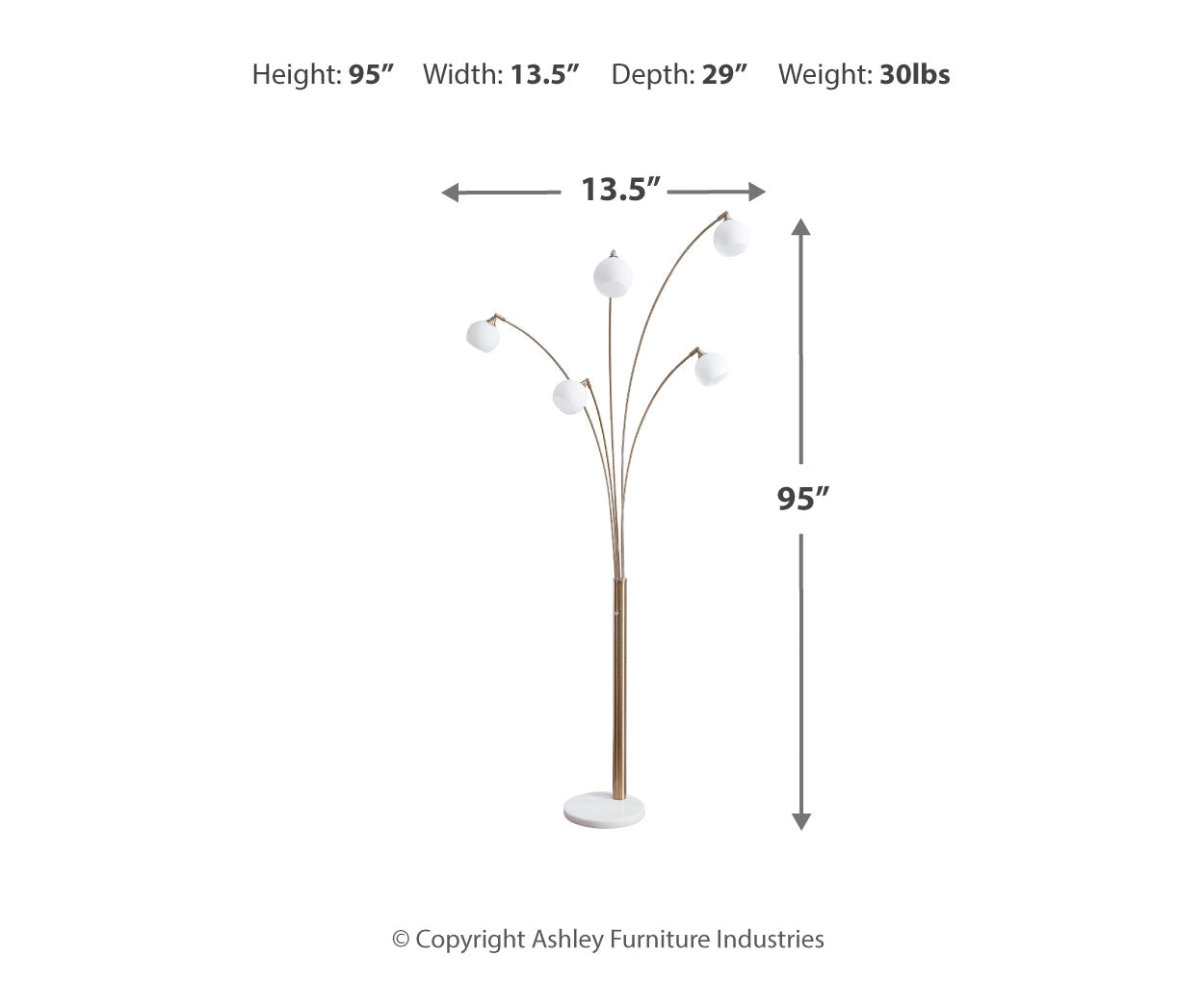 Taliya Metal Arc Lamp (1/CN)