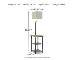 Shianne Metal Tray Lamp (1/CN)