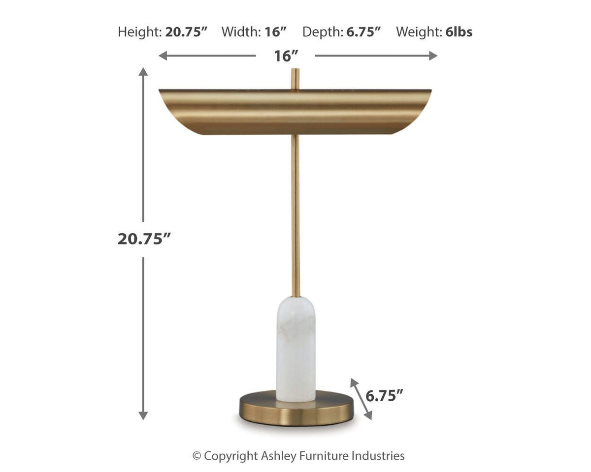 Rowleigh Marble Desk Lamp (1/CN)