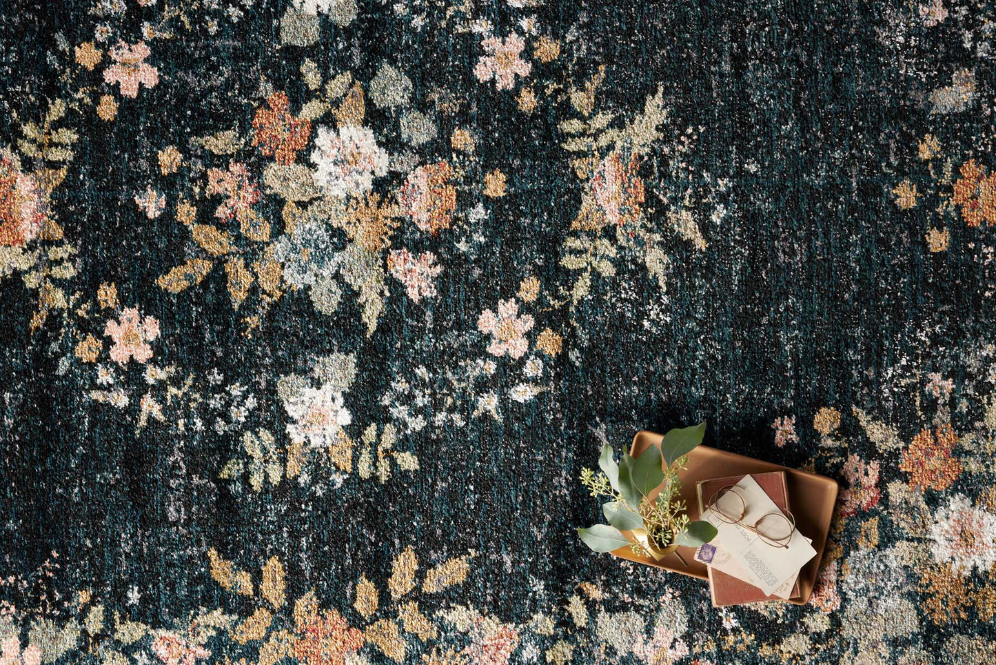 Rifle Paper Co. x Loloi Laurel LAU-01 Navy