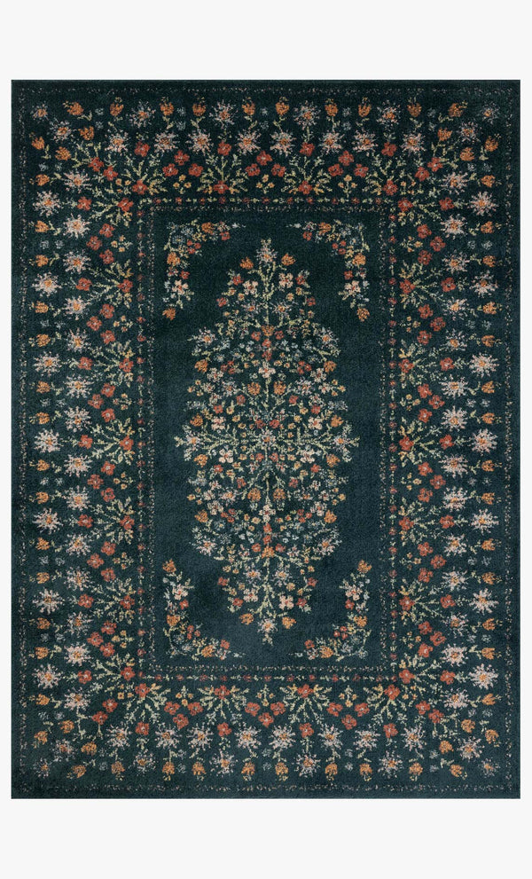 Rifle Paper Co. x Loloi Laurel LAU-02 Azul marino