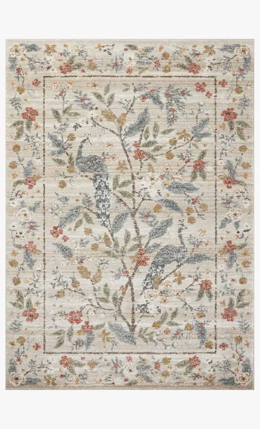 LAU-05 RP PEACOCK GARDEN CREAM