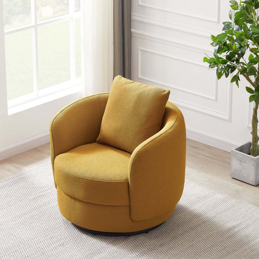 Dylan Gold Boucle Lounge Chair