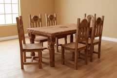 7PC Dining Set with Rope & Star