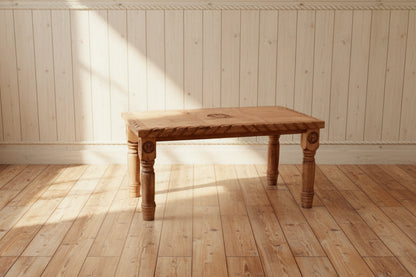 6Ft Dining Table with Rope & Star