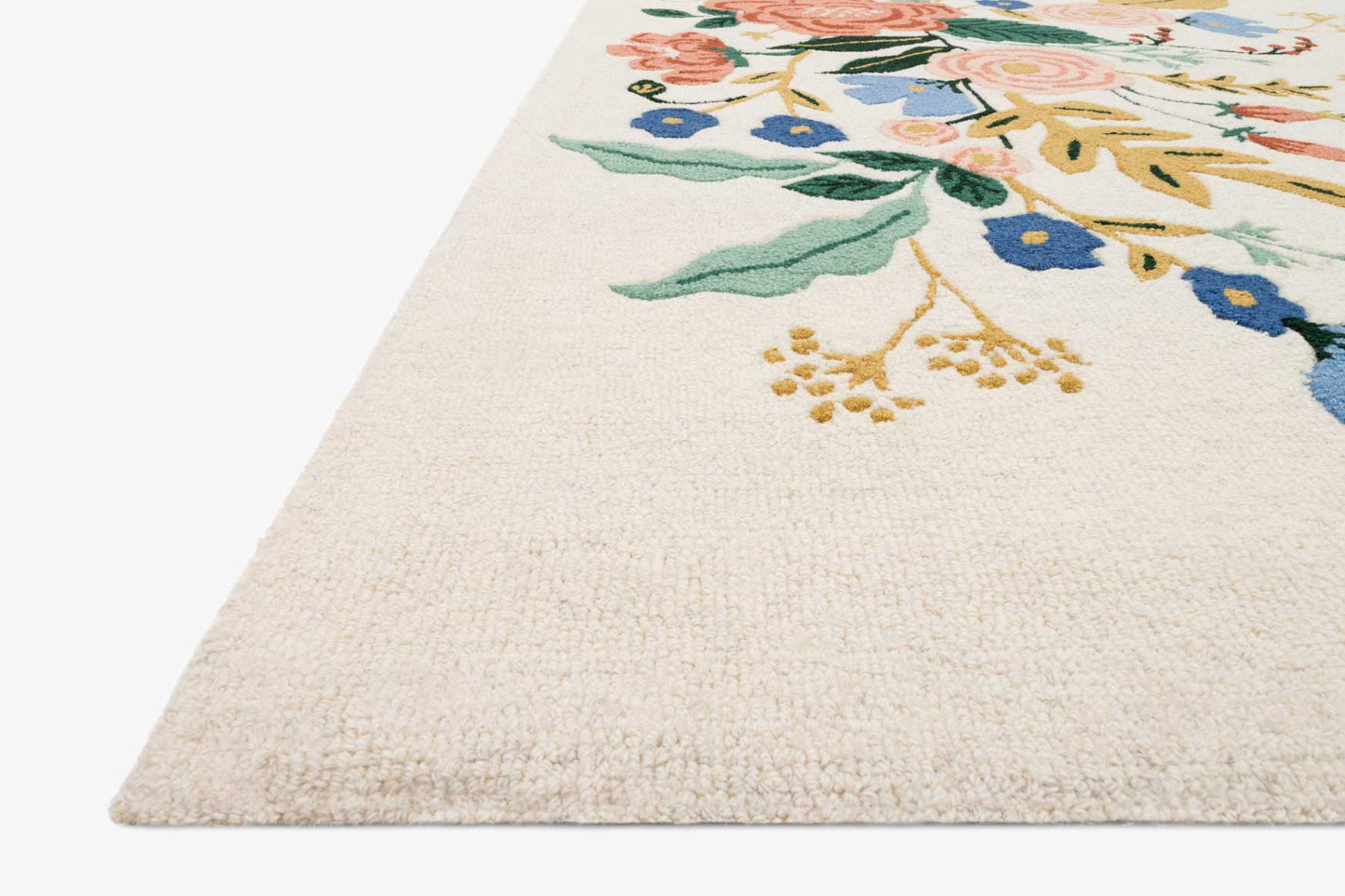 Rifle Paper Co. x Loloi Les Fleurs LES-04 Ivory / Multi