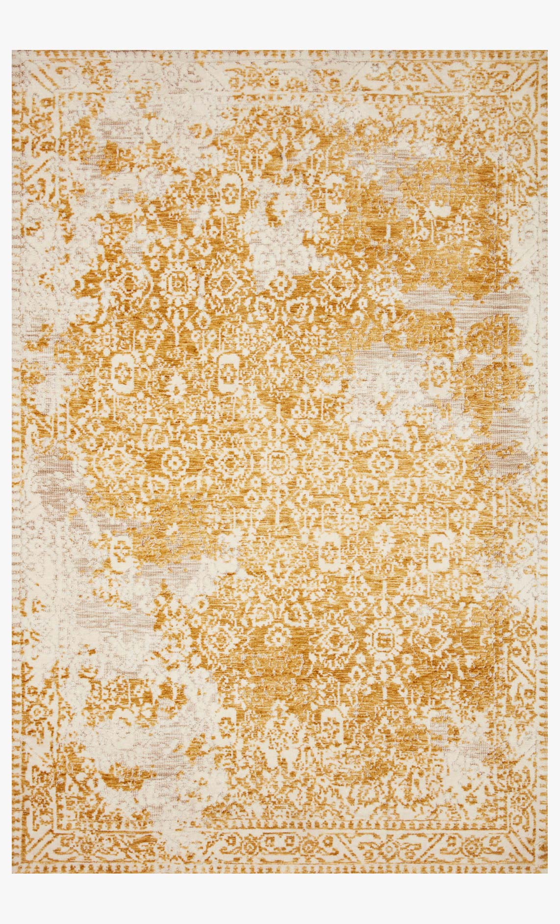 Magnolia Home by Joanna Gaines x Loloi Lindsay LIS-01 Gold / Antique White