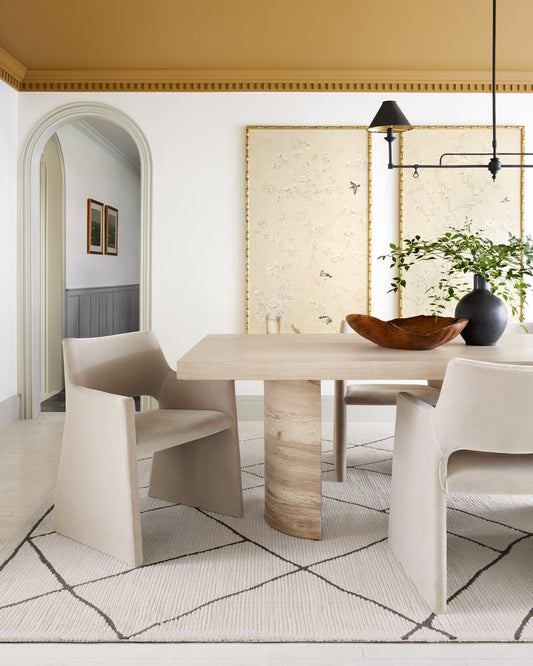 Magnolia Home de Joanna Gaines x Loloi Logan LOG-01 Marfil/Carbón