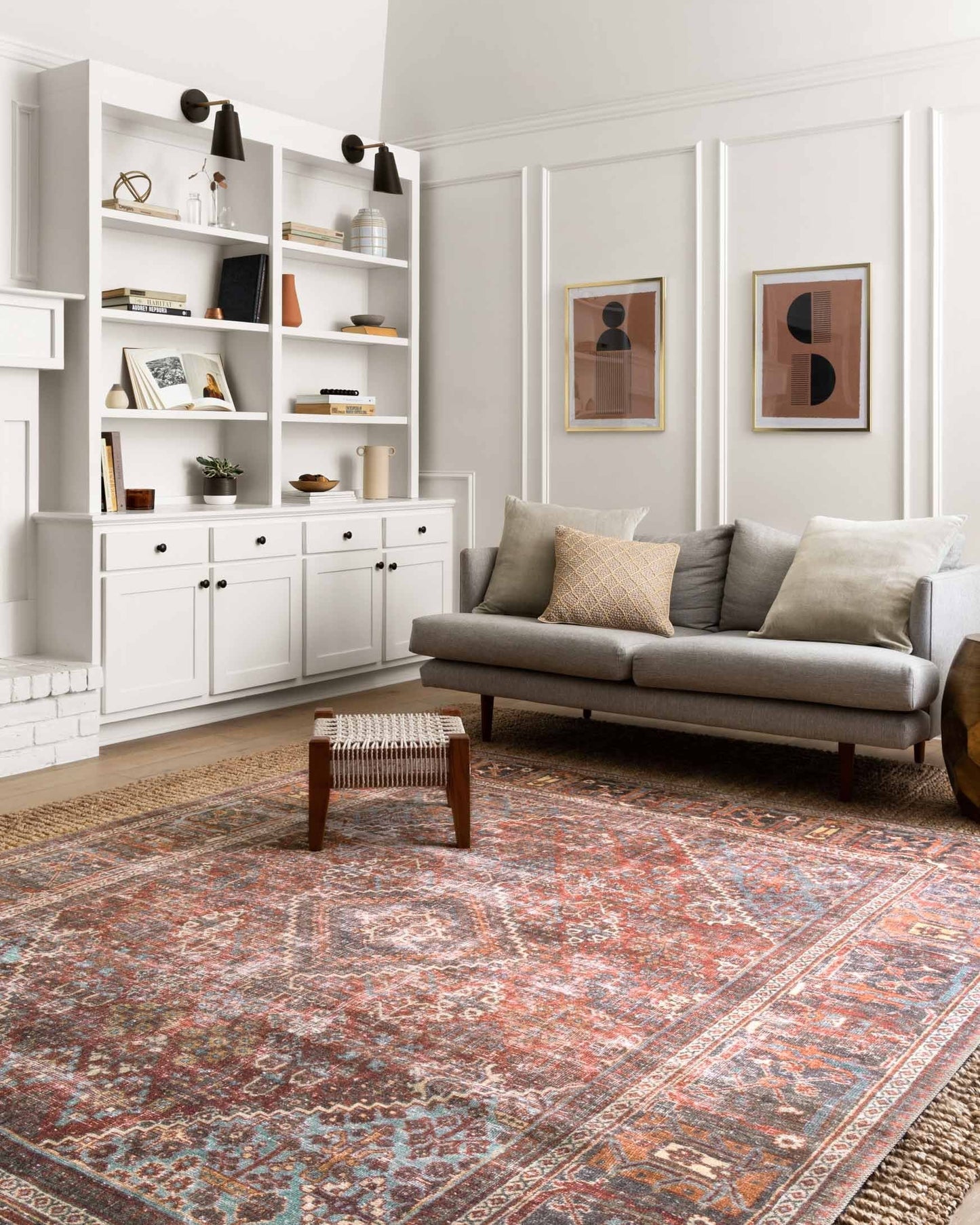 Loloi Loren LQ-13 Ladrillo/Medianoche