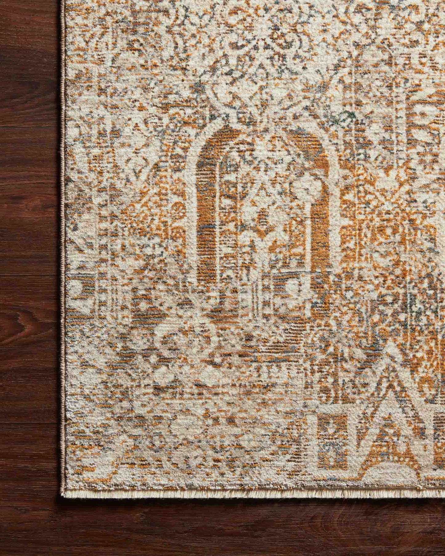 LOU-05 IVORY / ORANGE