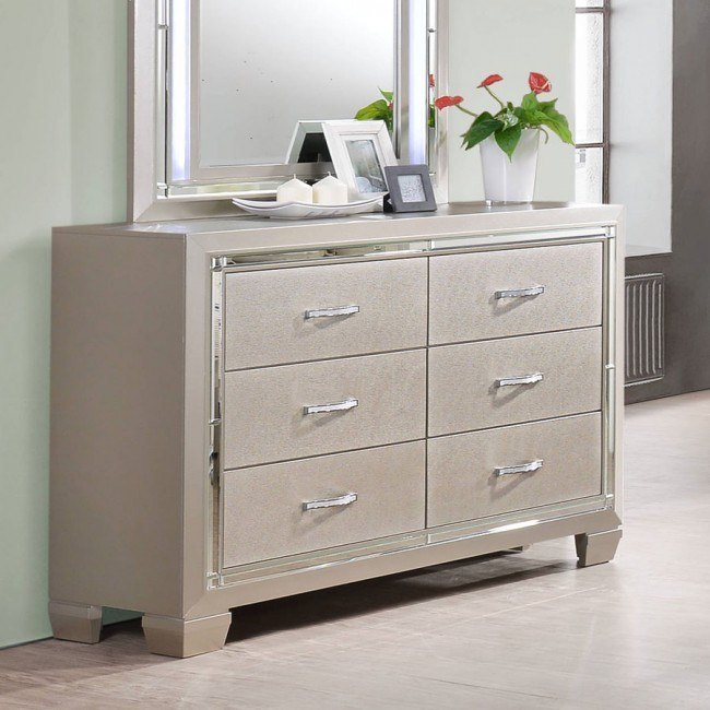 Platinum Youth 6-Drawer Dresser - Canales Furniture