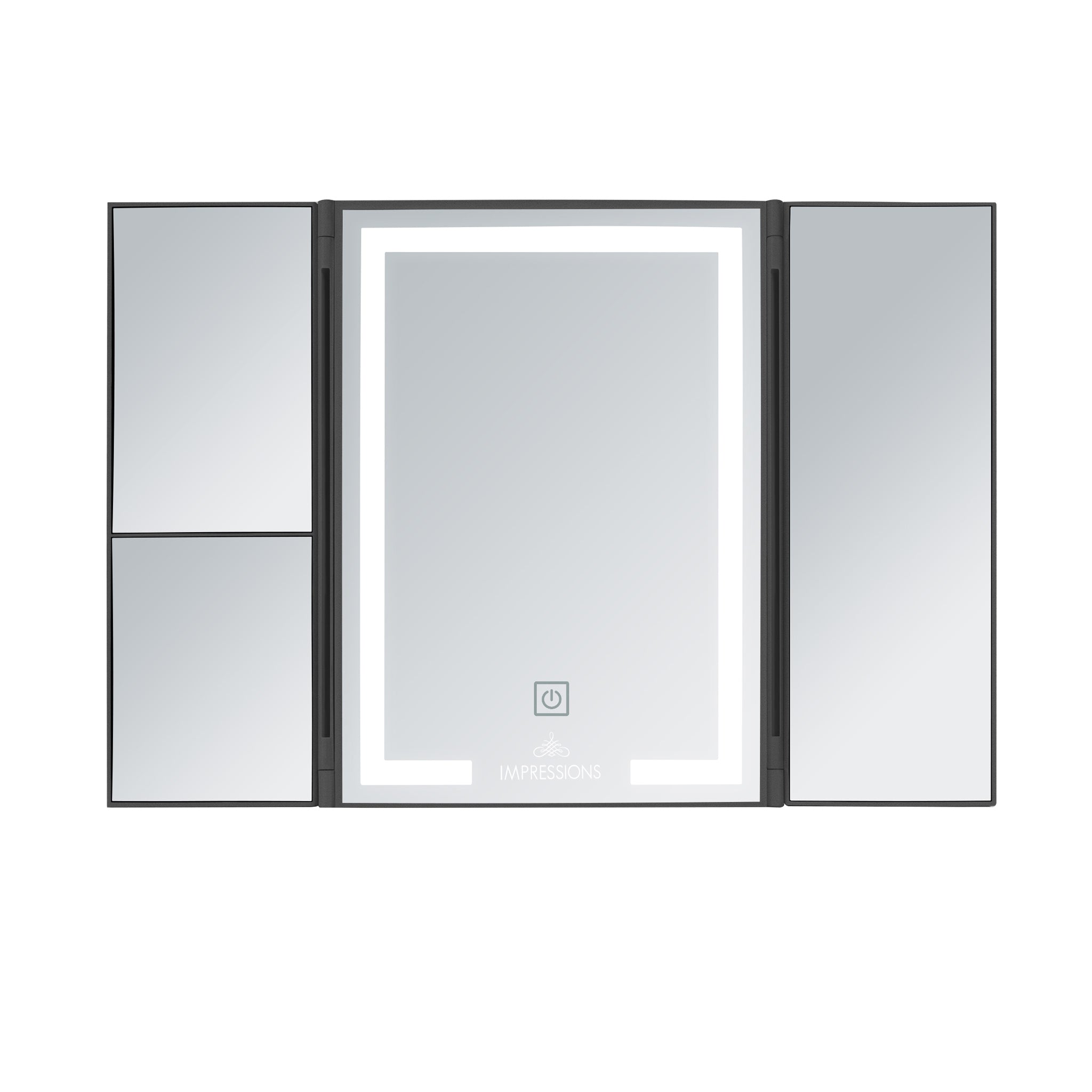 Lucid Trifold LED Easel Makeup Mirror