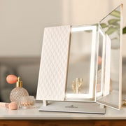Luxury Trifold LED Tri-Tone Makeup Mirror