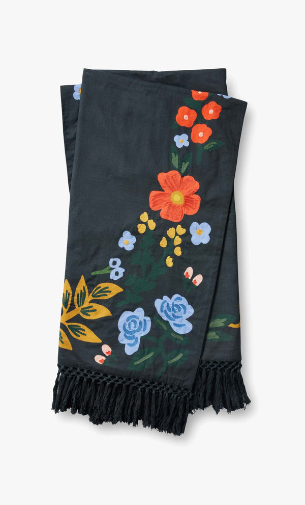 Rifle Paper Co. x Loloi Luxembourg TRP0002 Negro/Multicolor