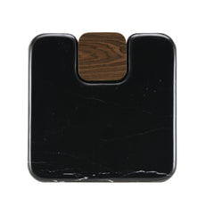 Dana Square End Table with Natural Marble Top