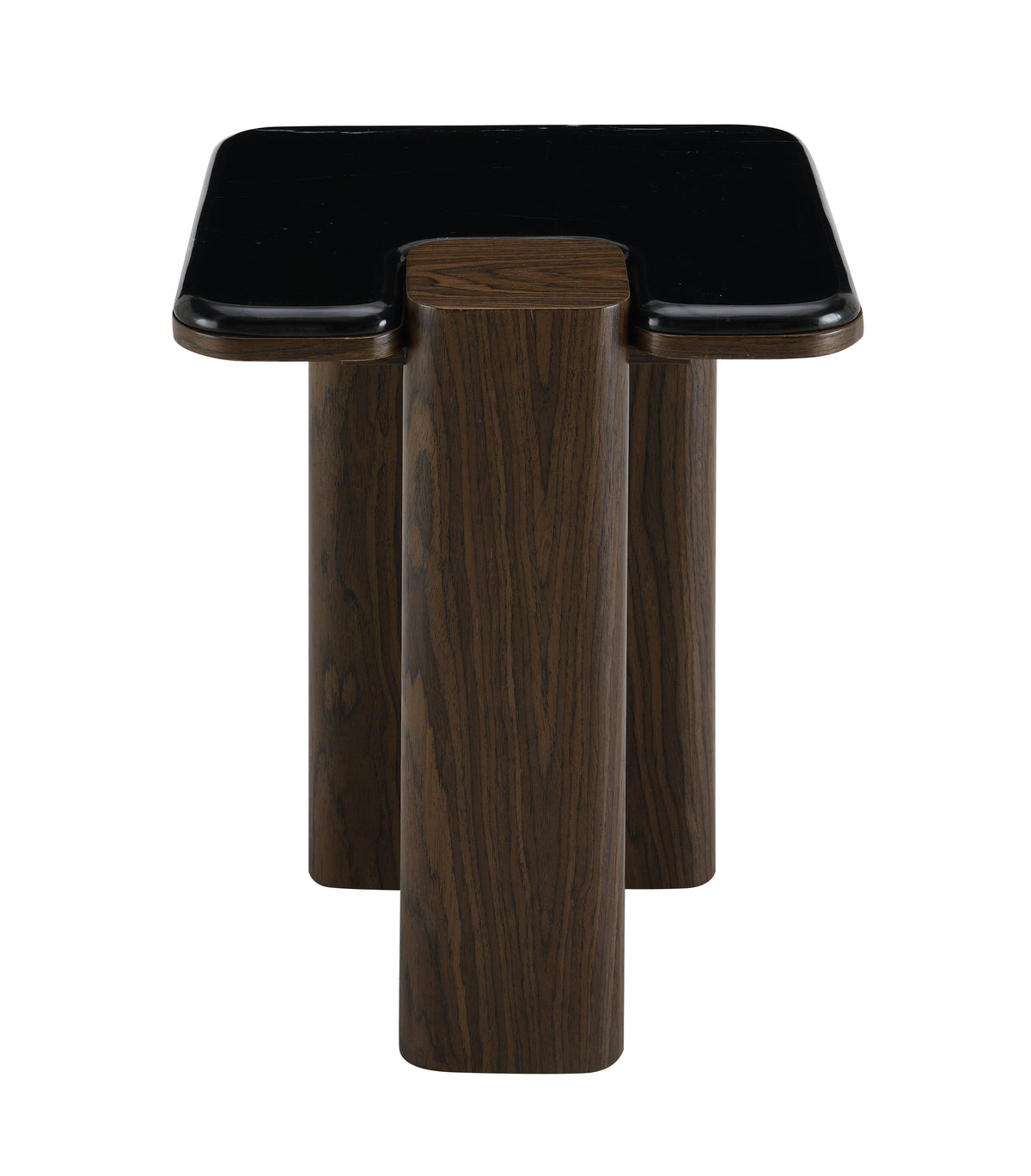 Dana Square End Table with Natural Marble Top