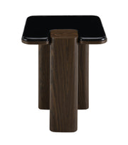 Dana Square End Table with Natural Marble Top