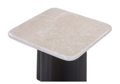 Jacory Square End Table with Bottocino Marble Top