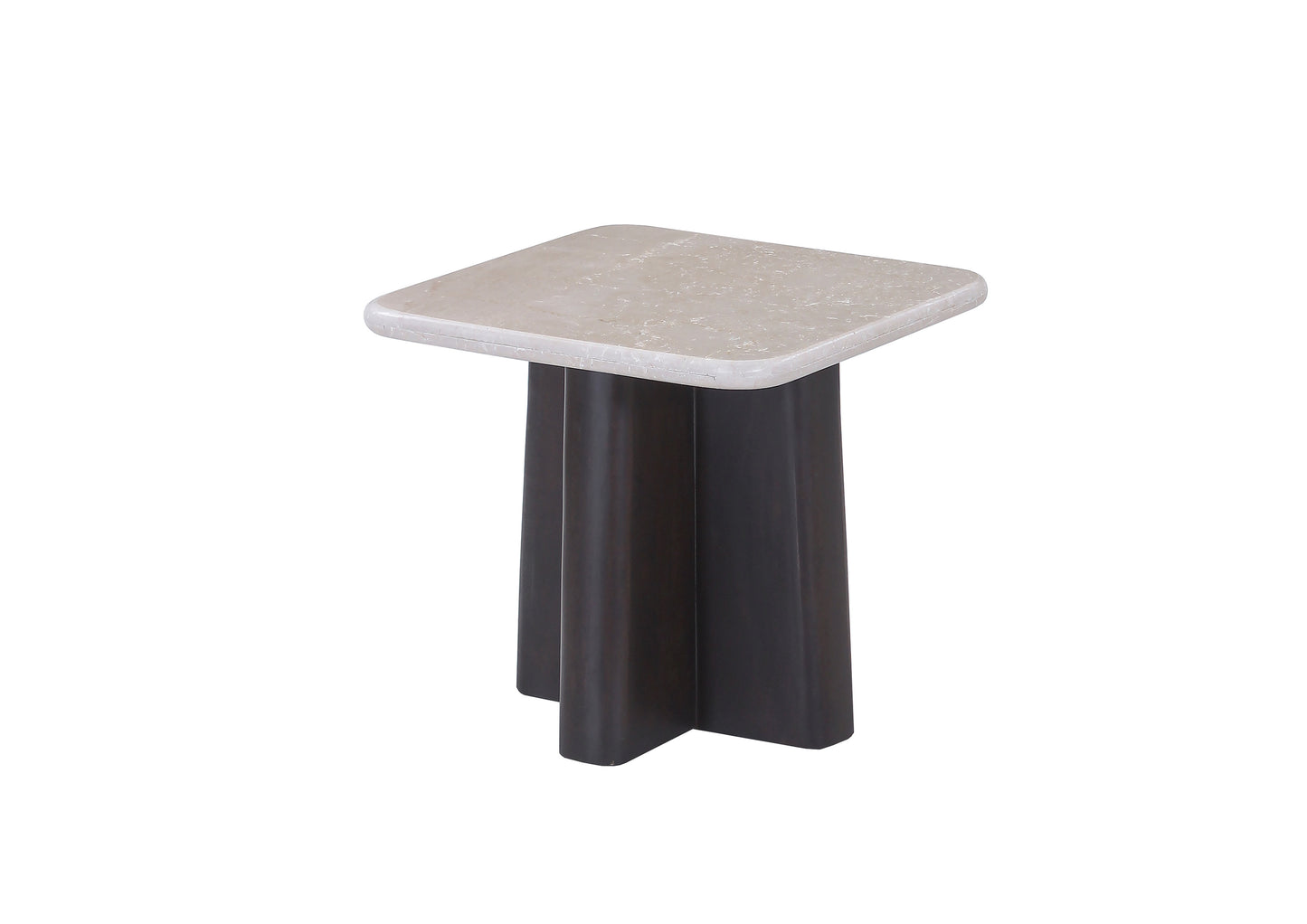 Jacory Square End Table with Bottocino Marble Top