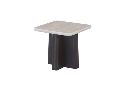 Jacory Square End Table with Bottocino Marble Top