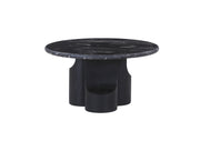 Kinton Round Coffee Table with Natural Marble Top