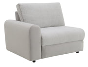 Tarrance Sherpa and Velvet Upholstered Modular LF Power Recliner with USB Port