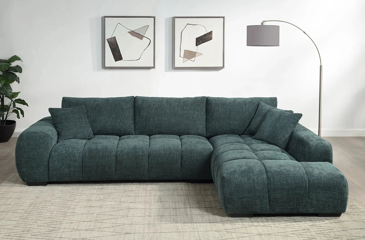 Chosen Sectional Sofa RAF Chaise 2PC Set
