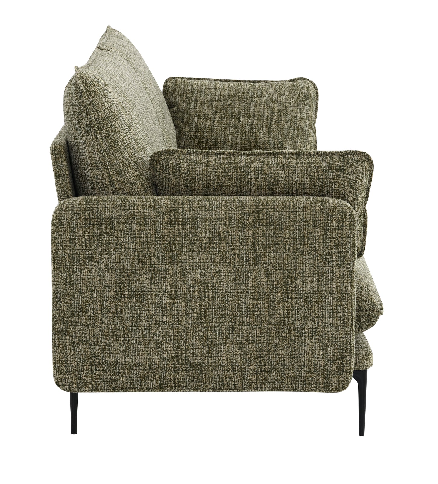 Dalton Upholstered Sofa with 2 Pillows