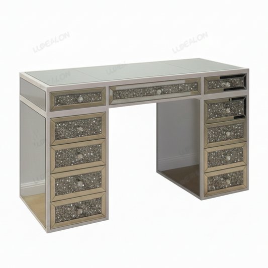 Diamond Mirror Glass Vanity Kit