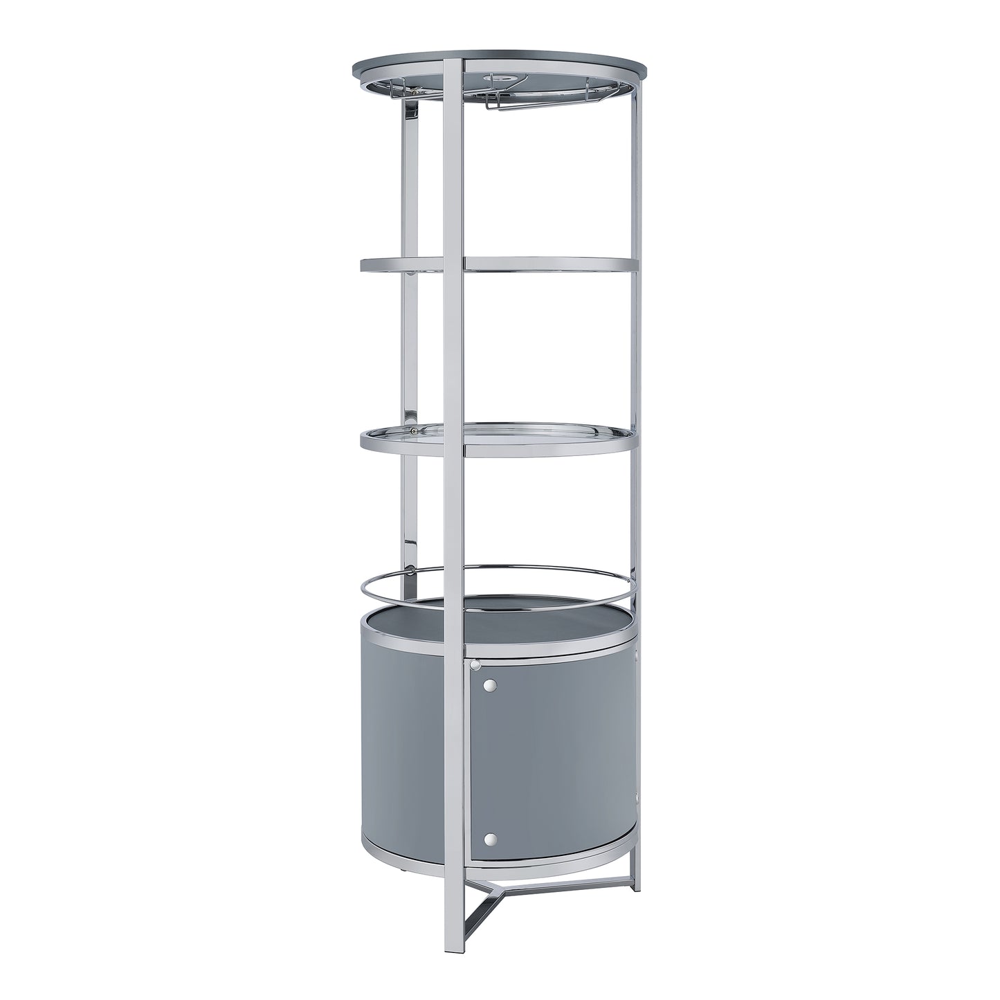 Lalia Wine Rack with LED in Grey