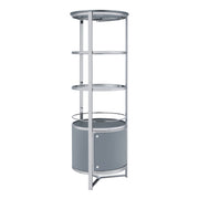 Lalia Wine Rack with LED in Grey