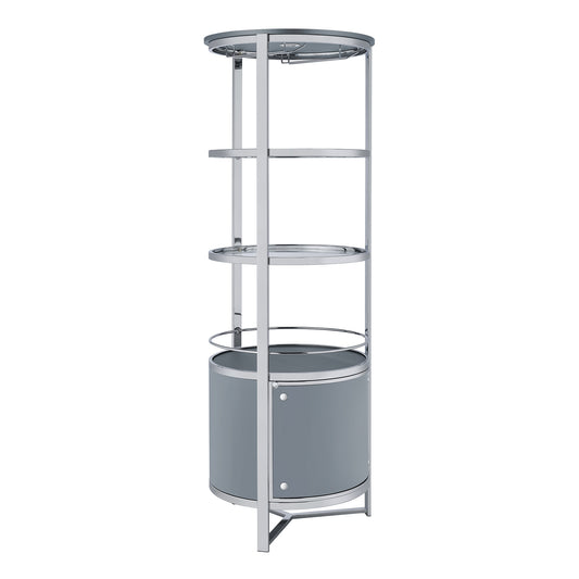Lalia Wine Rack with LED in Grey