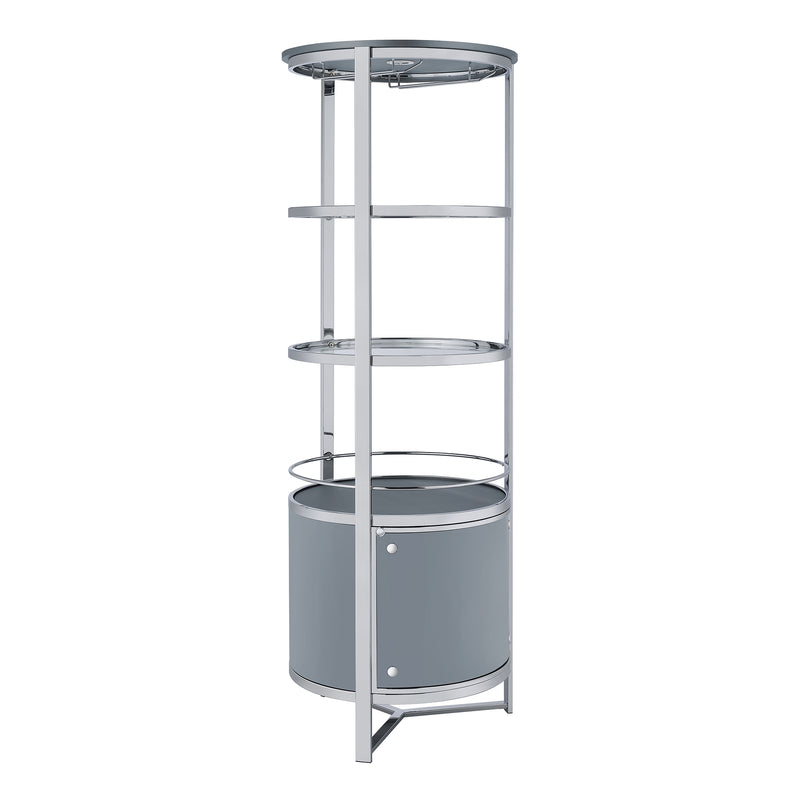 Lalia Wine Rack With Led In Grey