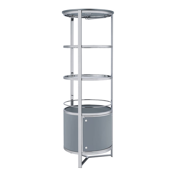 Lalia Wine Rack With Led In Grey