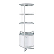 Lalia Wine Rack with LED in White