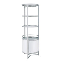 Lalia Wine Rack with LED in White