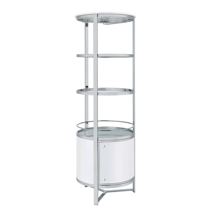 Lalia Wine Rack with LED in White