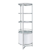 Lalia Wine Rack with LED in White