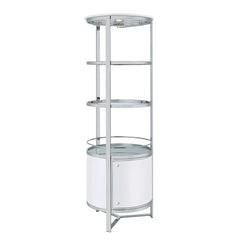 Lalia Wine Rack with LED in White