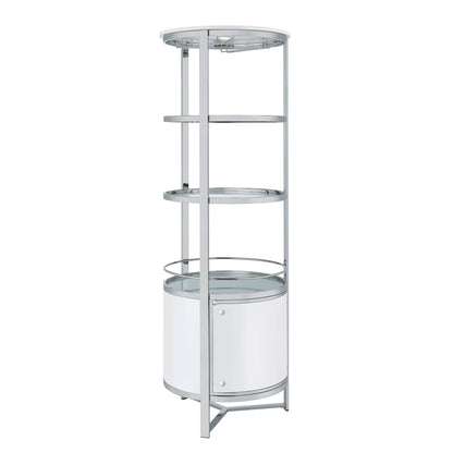 Lalia Wine Rack with LED in White