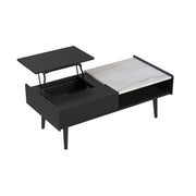 Lanette 3PC Occasional Table in Black-Coffee Table & Two End Tables