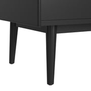 Lanette 3PC Occasional Table in Black-Coffee Table & Two End Tables