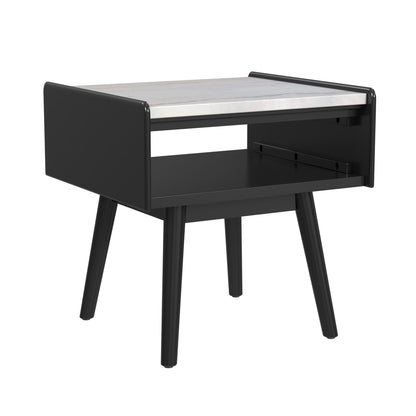 Lanette 3PC Occasional Table in Black-Coffee Table & Two End Tables