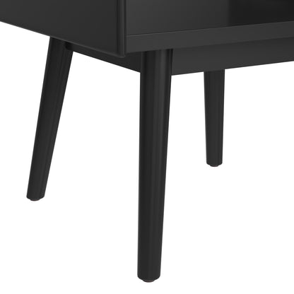Lanette 3PC Occasional Table in Black-Coffee Table & Two End Tables