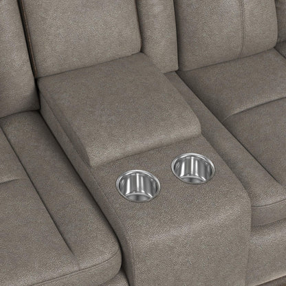 Lantana 3PC Living Room Set in Rocky Grey