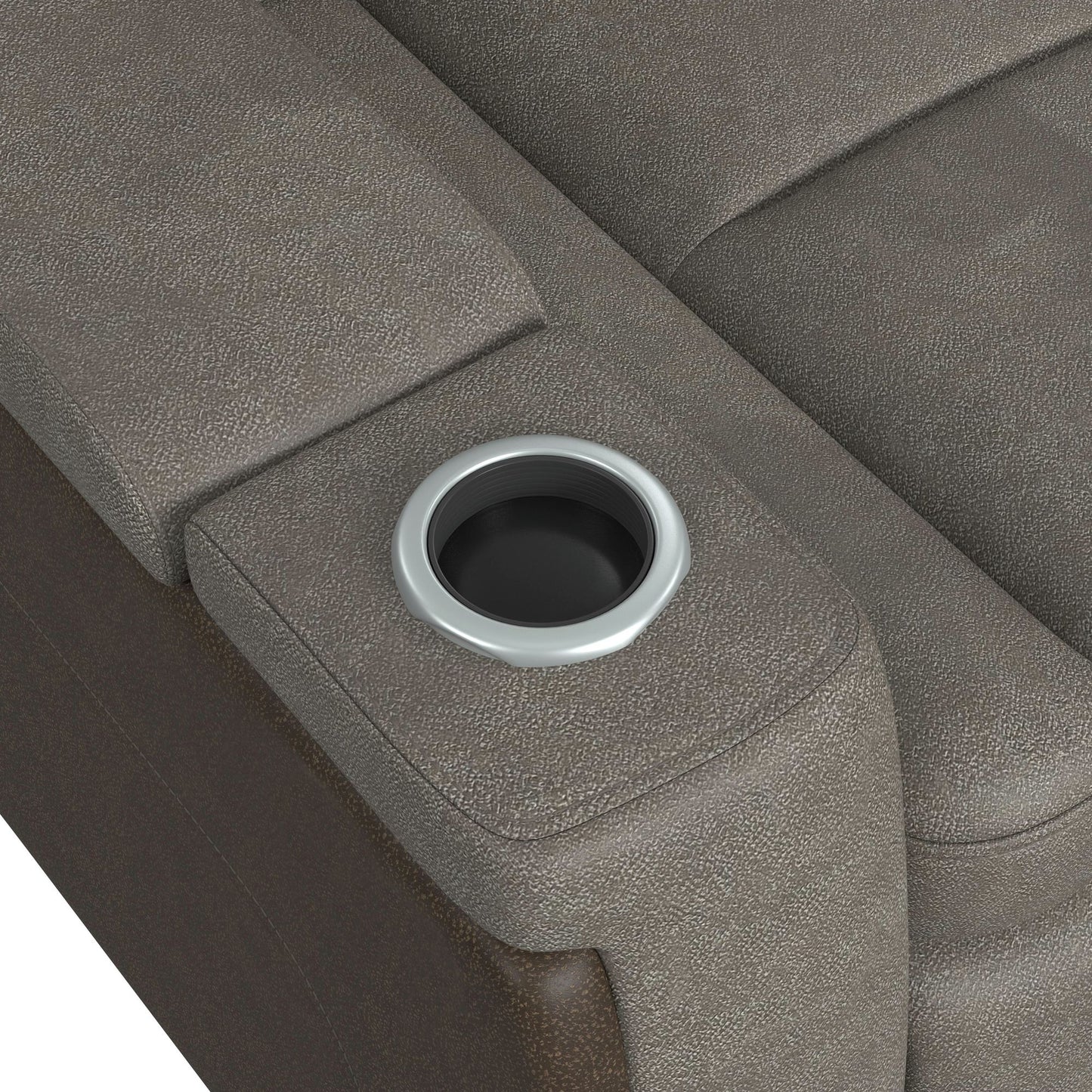 Lantana 3PC Living Room Set in Rocky Grey