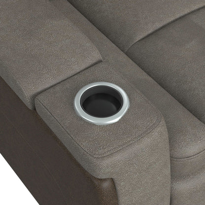 Lantana 3PC Living Room Set in Rocky Grey
