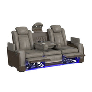 Lantana 3PC Living Room Set in Rocky Grey