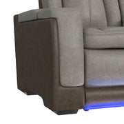 Lantana 3PC Living Room Set in Rocky Grey